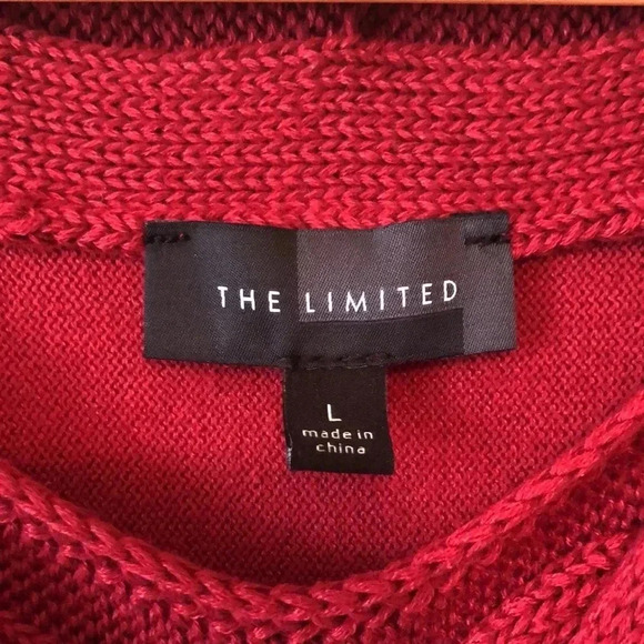 The Limited Tunic Boatneck Sweater with Knit Braided Detail Womens - Picture 3 of 6